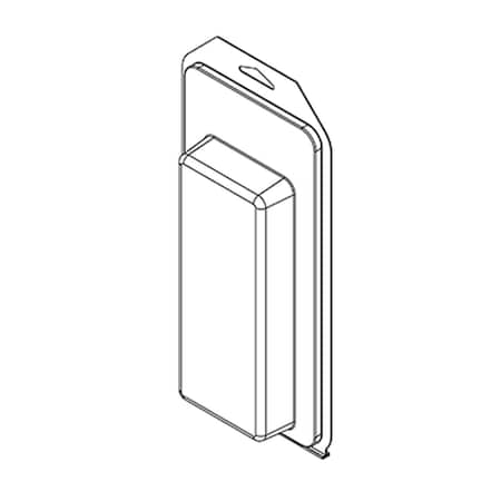Visipak Thermoform-CLAMSHELL-#501-10.938-5.250-7.438-2.969-1.094-0.015-CLEAR, 350PK 501TF